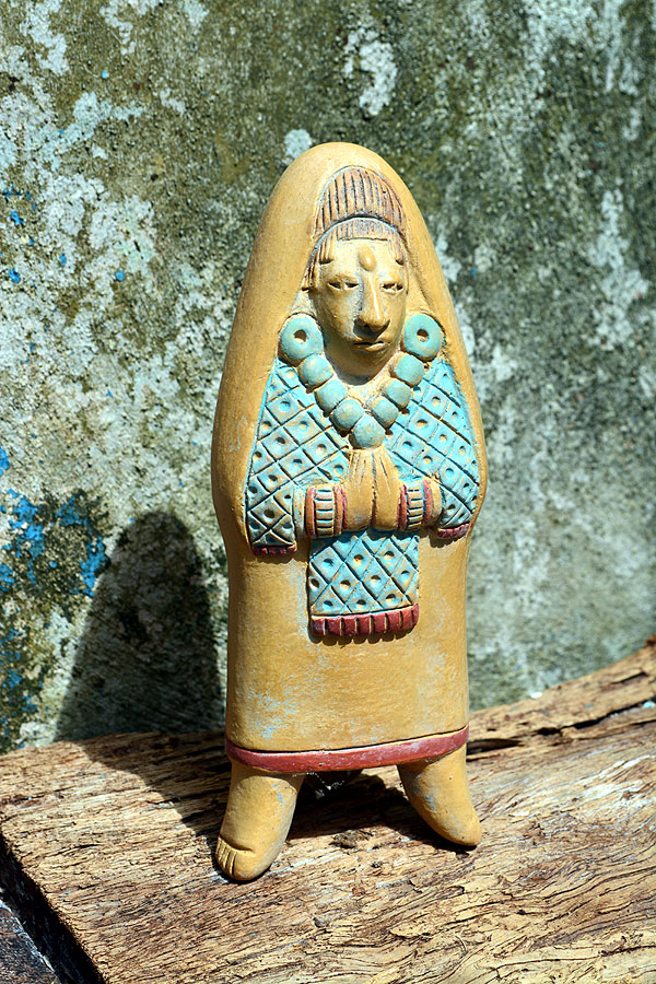 Corn God with cacao fruits